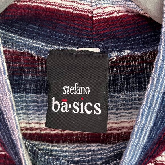 Vintage Mock Neck Striped Tee - Picture 5 of 6